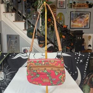 Sakroots Pink Floral Mini Bag